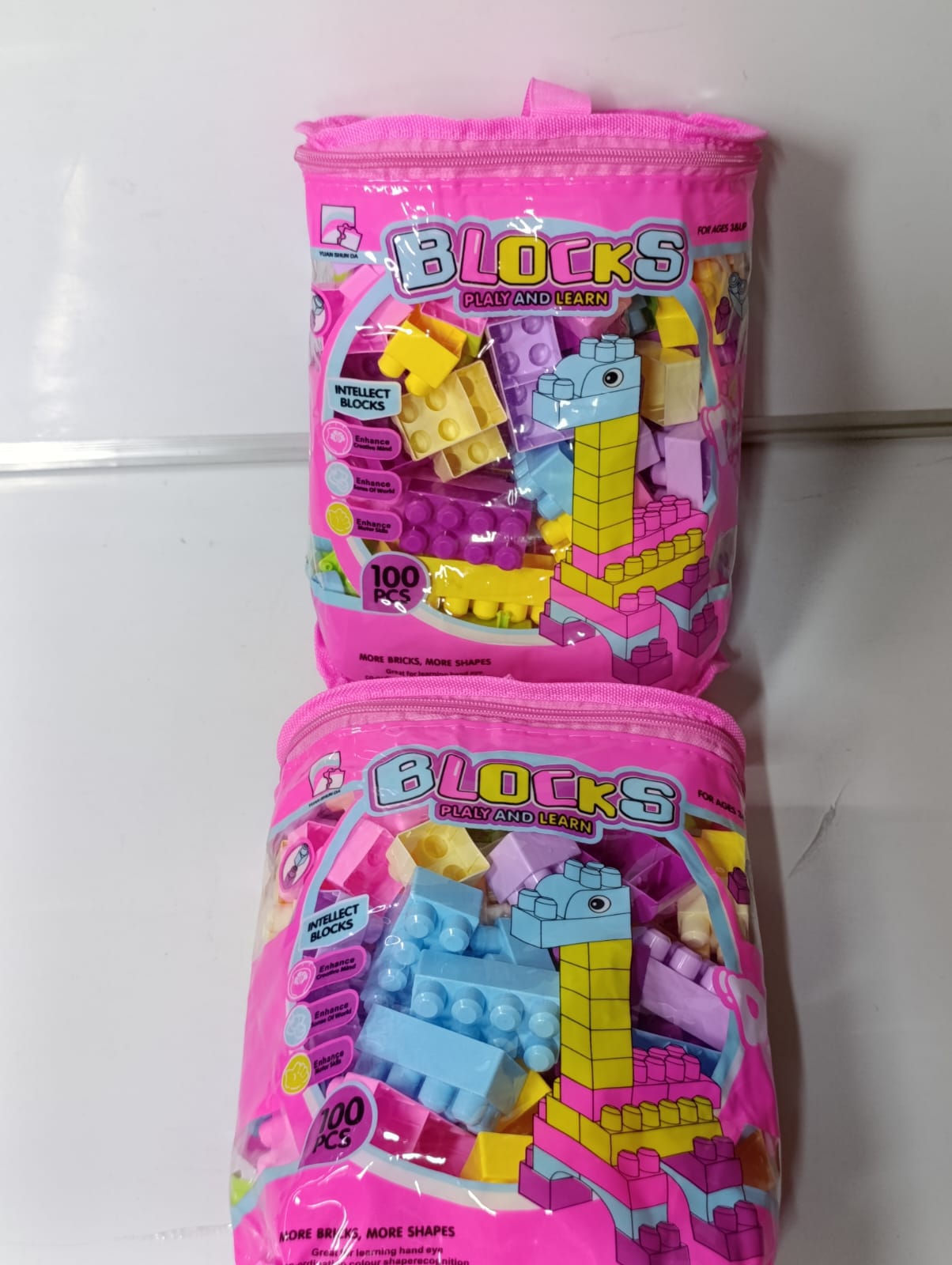 100PCS Building Blocks Toy Set Educational Construction Blocks for Kids