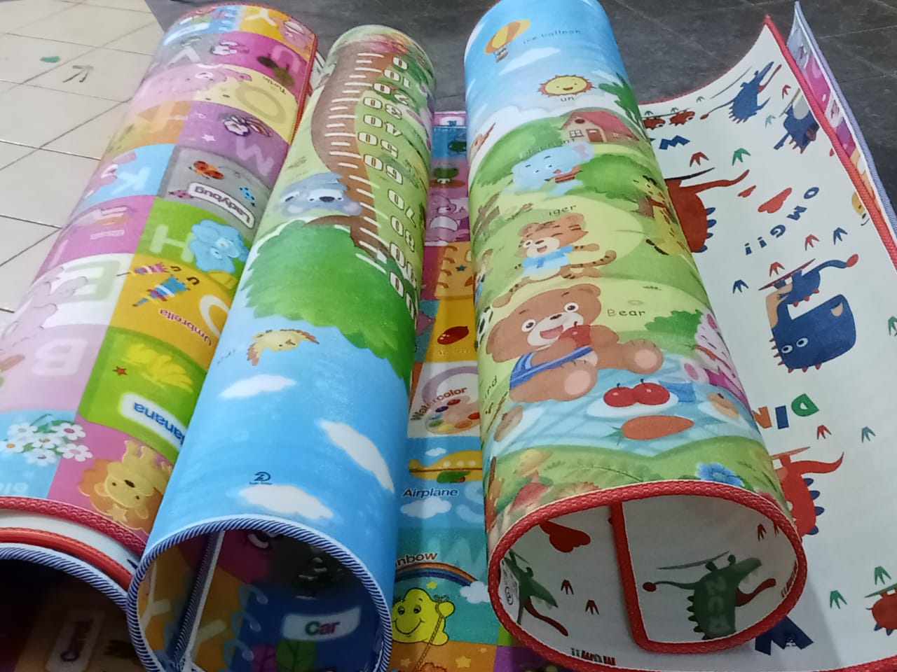 Kids Play Mat 5 × 6 ft Foldable Waterproof Crawling Mat for Baby & Toddler