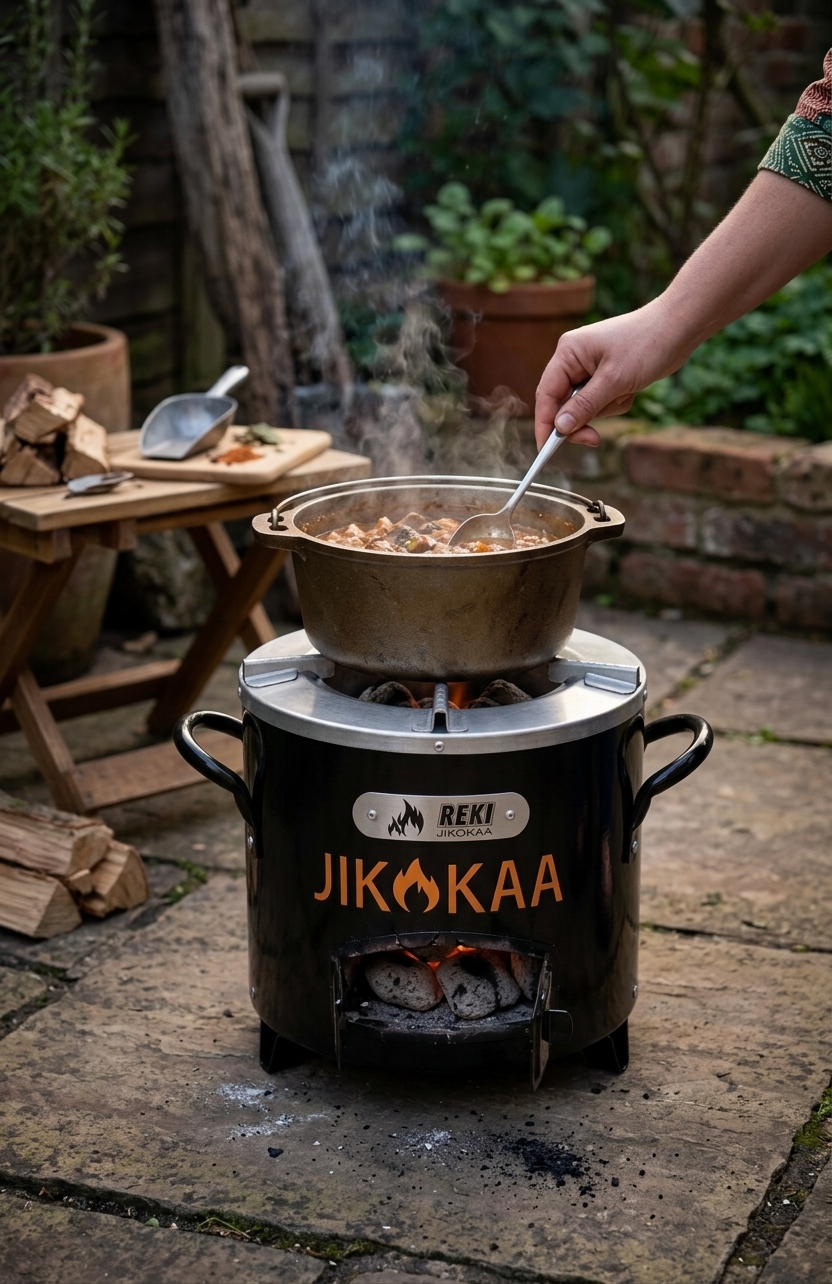 Reki Charcoal JikoKaa Medium Size – Durable Portable Charcoal Cooking Stove