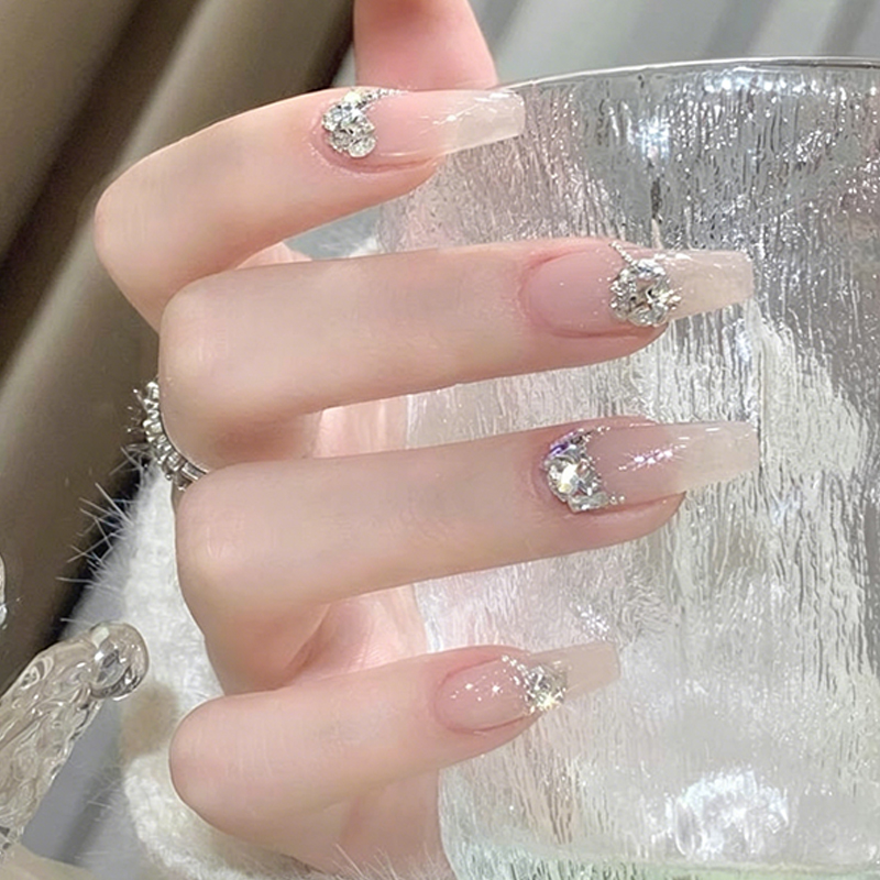 White irregular msumari sanaa zircon 0.1-0.3mm, shiny uwazi zircon kwa ajili ya msumari mapambo view 4