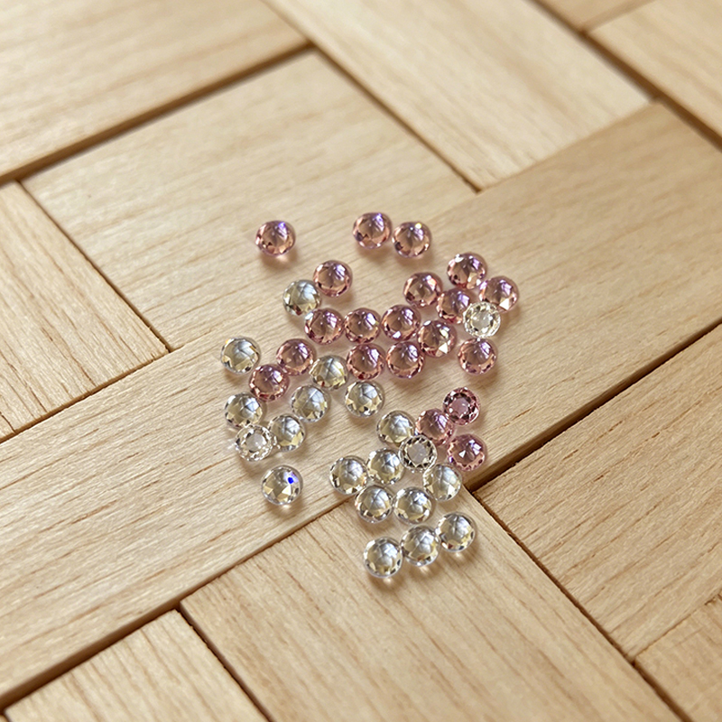 Sparkling Zircon Nail Accessories Flat Bottom Gemstone Zircon Bare Stone Nail Decoration Fashionable Wanawake Lazima Kununua view 7