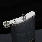 Portable Hip Flask Whisky Bottle Set - 200ml With free 2stainless tot cups