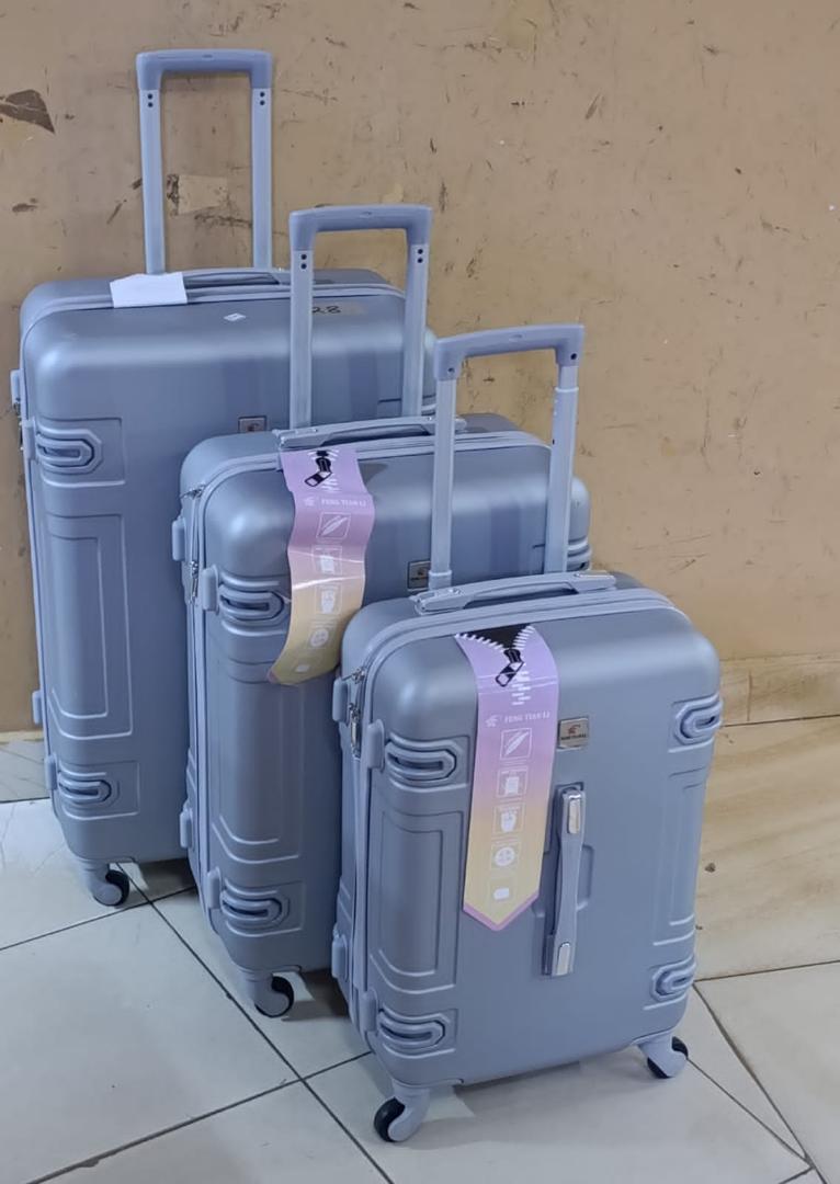 3 IN 1 Fibre LAXURIOUS SUITCASE BRIEFCASE TRAVEL Bag