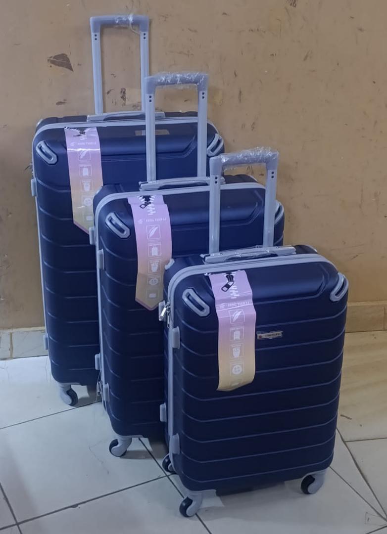 3 IN 1 Fibre LAXURIOUS SUITCASE BRIEFCASE TRAVEL Bag
