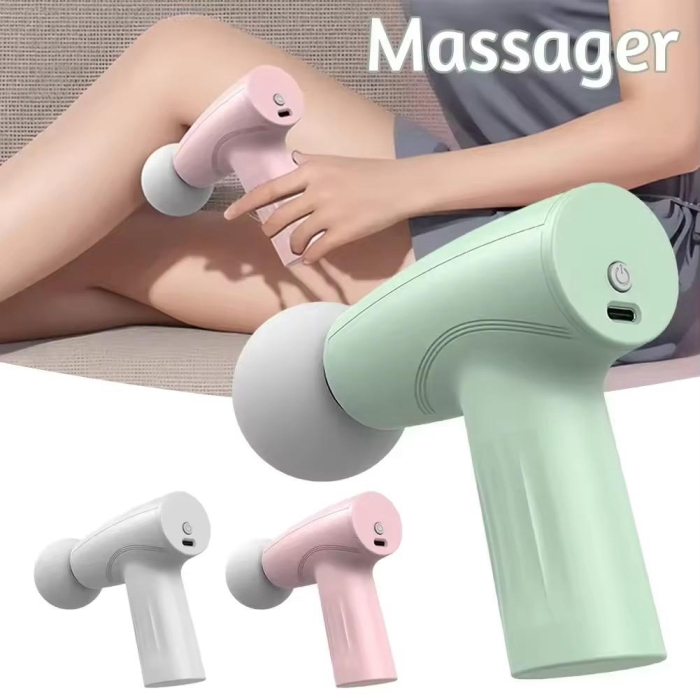 Muscle Mini Massage Gun – Deep Tissue Handheld Therapy Gun for Neck, Back & Full Body Pain Relief, Portable Fascia Massager with Vibration Technology