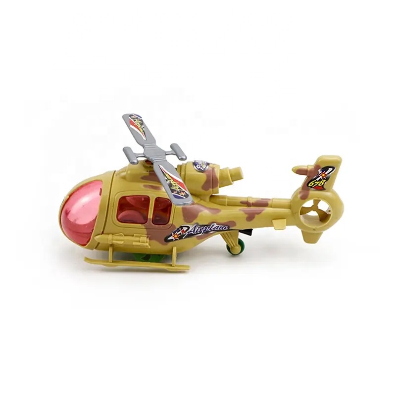 Kids Pull String Army Military Helicopter Toy | Friction Flying Helicopter for Boys & Girls | Educational Aviation Play Vehicle | Durable Pretend Play Toy for Kids Age 3+