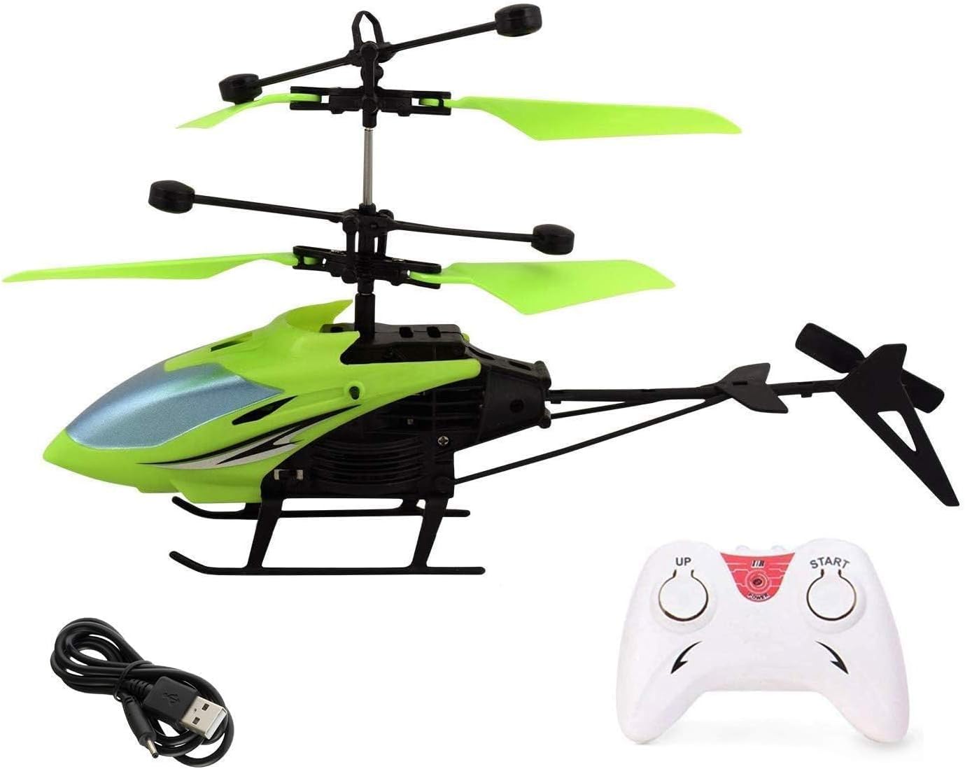 Exceed Hand Sensor Flying Helicopter with Remote Control, Rechargeable LED Induction Drone Toy, Smart Auto Hover Indoor & Outdoor Flying Helicopter for Kids & Adults (Multicolor)