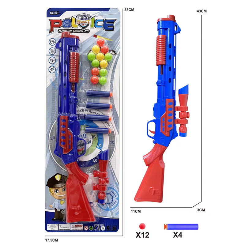 High Quality Big Revolver EVA Soft Bullet Dart Gun – Long Range Foam Blaster with Soft Foam Darts & Ping Pong Balls, ABS Plastic Toy Gun for Kids & Outdoor Play
