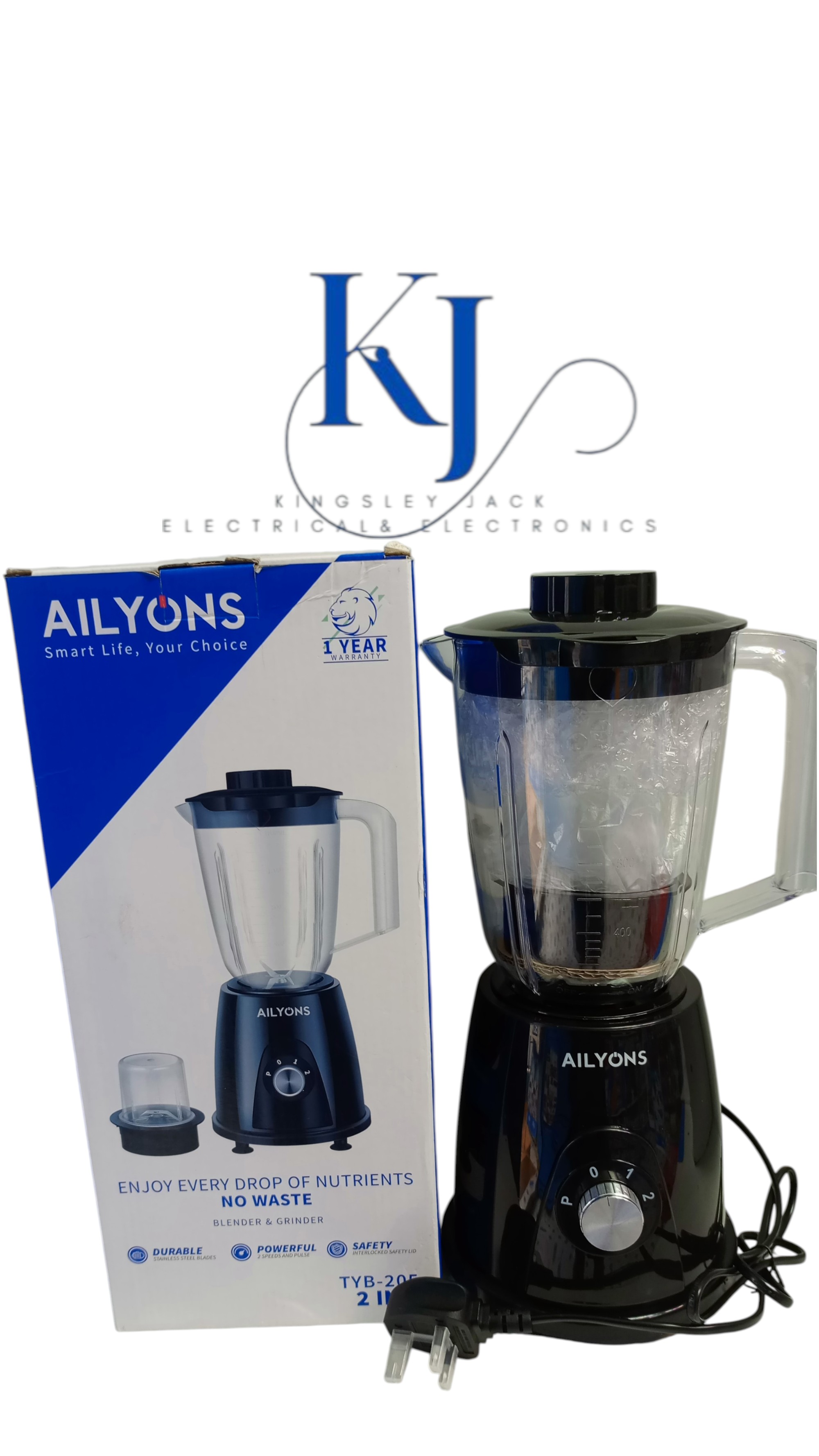 AILYONS BLENDER TYB-205 1 YEAR WARRANT