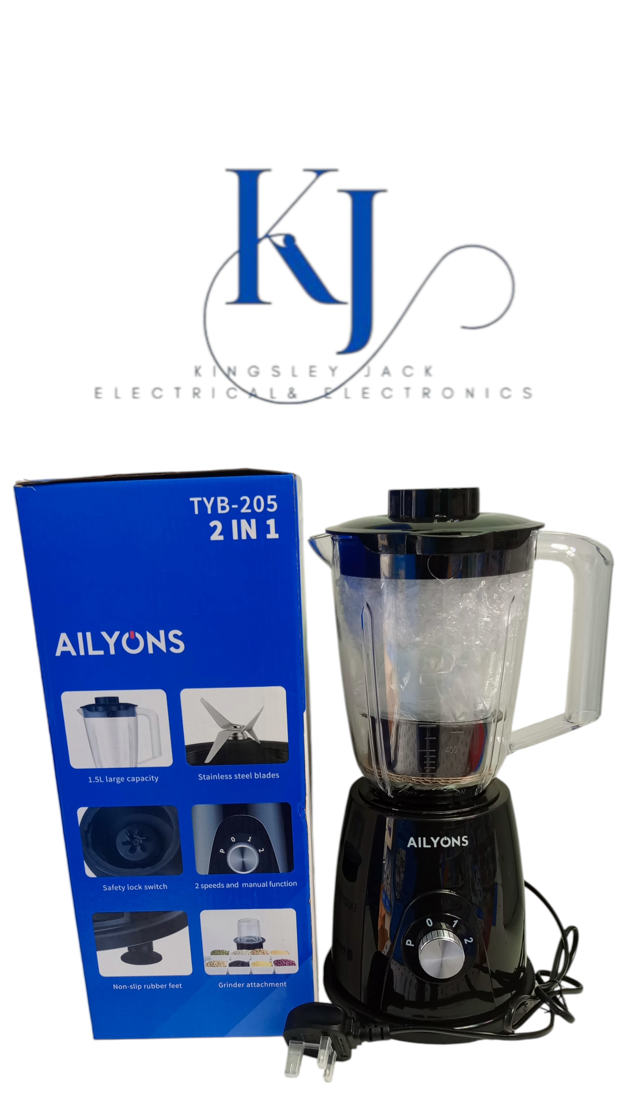 AILYONS BLENDER TYB-205 1 YEAR WARRANT