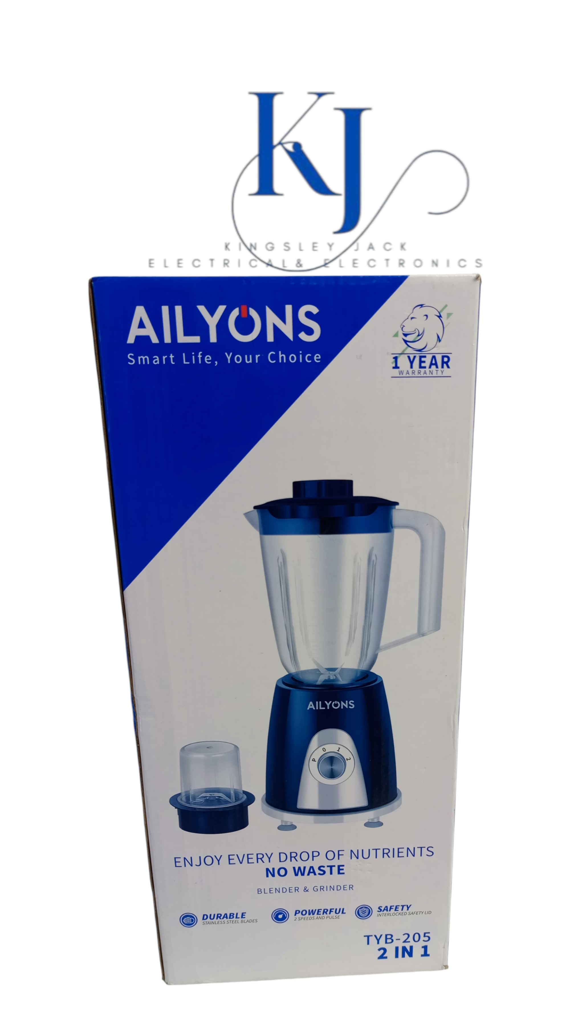 AILYONS BLENDER TYB-205 1 YEAR WARRANT