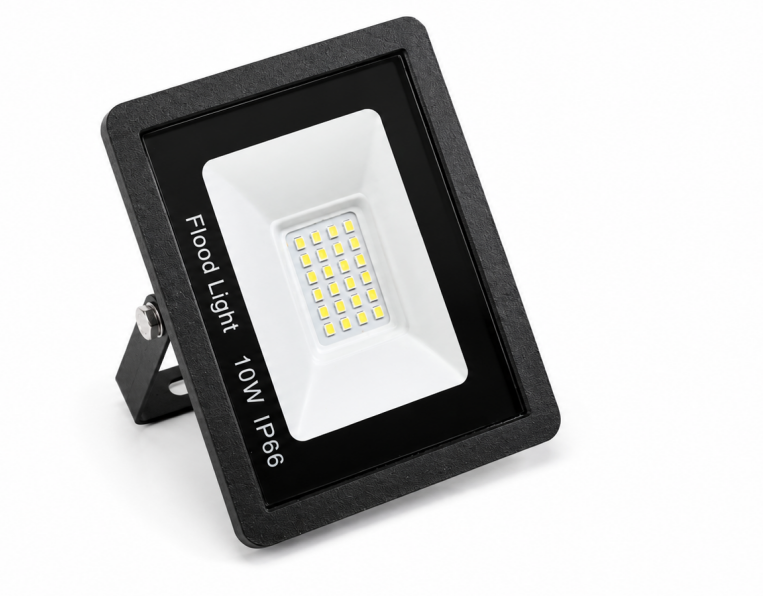 Flood Light 10W IP66 High Lumen  LED Projector Flood Light  Waterproof IP66 Outdoor Lighting Garden Lamp - Black