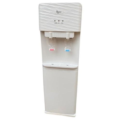 Roch 2 Taps Hot & Cold Water Dispenser with Storage Cabinet – White | Hot & Cold Water Cooling & Heating System | 2-Year Warranty