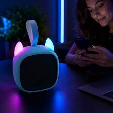 Aldeepo High Bass Mini Portable Wireless Bluetooth Speaker with Built-in Subwoofer, FM Radio, USB/TF Card Slot, Colorful RGB LED Light & Hanging Strap – Loud Outdoor Rechargeable Smart Soundbox