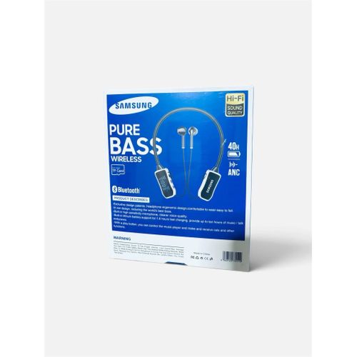 Samsung Hiress Wireless Bluetooth Neckband Earphones – Premium Stereo Sound, Deep Bass, Hands-Free Calling, Built-In Microphone, Magnetic Earbuds & Comfortable Sports Design