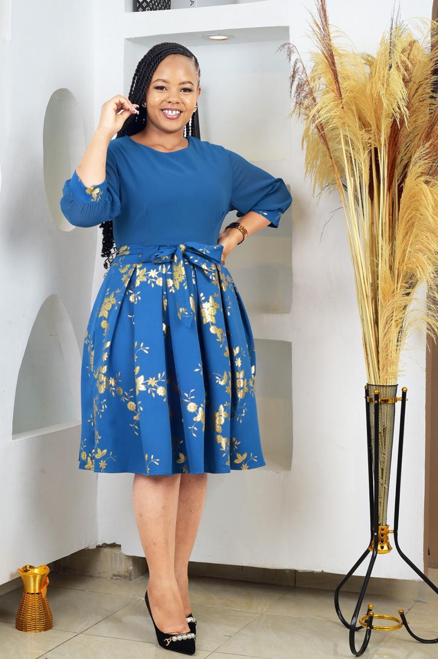 Women Skater Dress Good Quality Casual Elegant Flared Dress for Ladies M–3XL Comfortable Soft Stylish Everyday Fashion Outfit for Parties Office Casual Wear and Daily Use