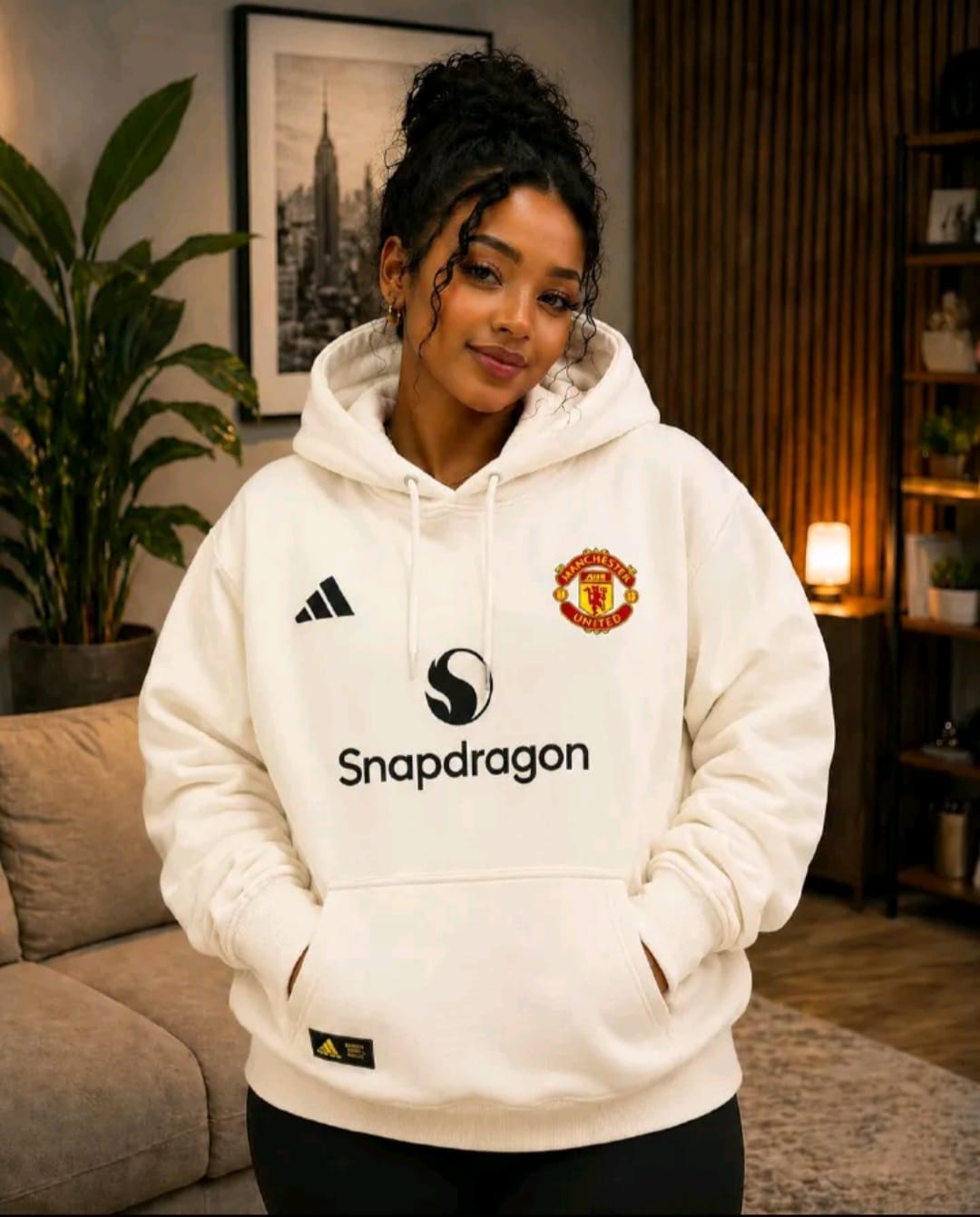 Unisex Football Fan Hoodie Warm Fleece Casual Sweatshirt Comfortable Long Sleeve Hooded Pullover for  Women Good Quality Everyday Wear Available in XL 2XL and 3XL