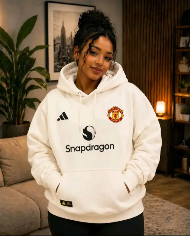 Unisex Football Fan Hoodie Warm Fleece Casual Sweatshirt Comfortable Long Sleeve Hooded Pullover for  Women Good Quality Everyday Wear Available in XL 2XL and 3XL
