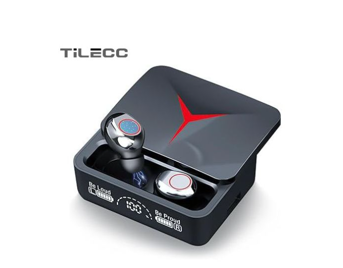 TiLECC Wireless Earphones Bluetooth 5.3 Slide Cover Long LifeWorks with Bluetooth 5.3 chip for fast and stable connection.Built-in premium driver units for great sound qualit