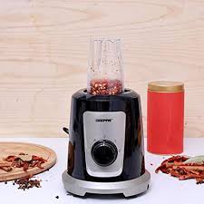 Geepas 2-in-1 Multifunctional Blender (1.5L) – 550W – Model GSB44030N with 1.5L Unbreakable Jar & Grinder Mill Attachment – 550W Powerful Motor for Home Kitchen Use And Stainless Steel Blades