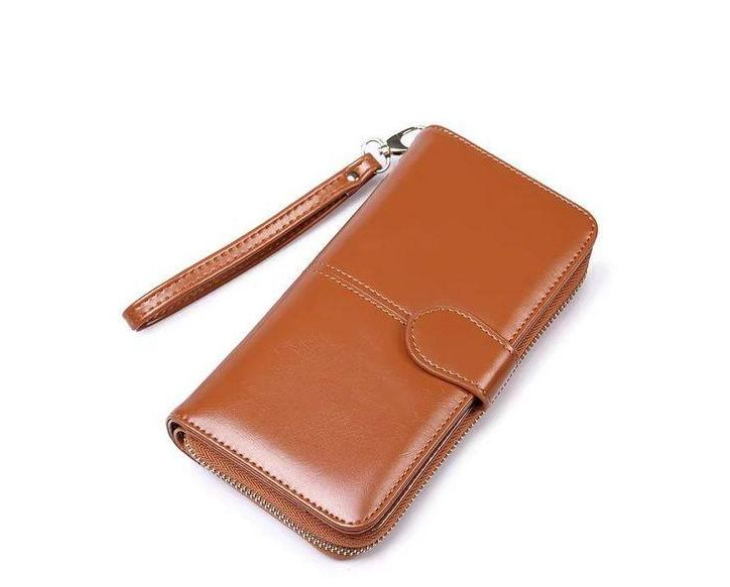 PU Leather Women's Hand Holding Wallet - Brown It is suitable for different types of clothing and different occasions, shows your good taste and exquisite.