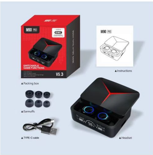 TiLECC Wireless Earphones Bluetooth 5.3 Slide Cover Long LifeWorks with Bluetooth 5.3 chip for fast and stable connection.Built-in premium driver units for great sound qualit