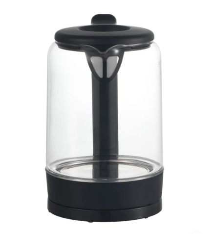 Midea 1.7L Premium Glass Electric Kettle | Model MK17606A2M | Rapid-Boil 2200W Technology | Elegant Blue LED Illumination & Heat-Resistant Borosilicate Glass Design