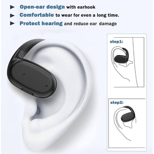 OFIA HUNTOP A66 Wireless Earphone – Bone Conduction Technology, IPX Waterproof, Type-C Fast Charging