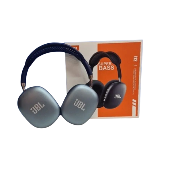JBL i112 Super Bass Wireless Bluetooth Headphones – Premium Over-Ear Stereo Headset with High-Fidelity Audio, Adjustable Headband, Built-in Mic, and Long-Lasting Battery – Universal Compatibility