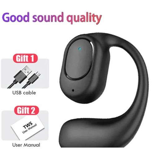 OFIA HUNTOP A66 Wireless Earphone – Bone Conduction Technology, IPX Waterproof, Type-C Fast Charging