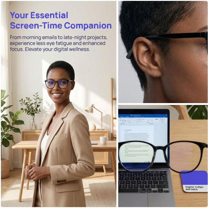 Anti Blue Light Glasses Women Vintage Computer Men Eyeglasses Plain Frame Gaming Spectacles Bluelight Glasses Eyewear