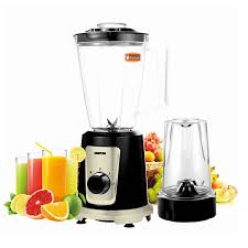 Geepas 2-in-1 Multifunctional Blender (1.5L) – 550W – Model GSB44030N with 1.5L Unbreakable Jar & Grinder Mill Attachment – 550W Powerful Motor for Home Kitchen Use And Stainless Steel Blades