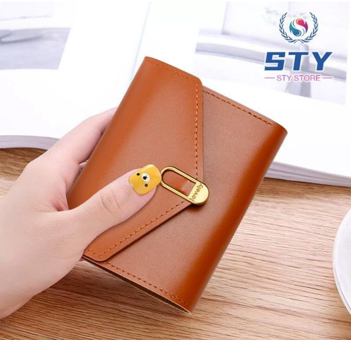 STY Women Short Wallet Ladies Coin Purse Tri-fold Wallet Card Case,This wallet is a lightweight model, which is easy to carry and meet your daily use needs