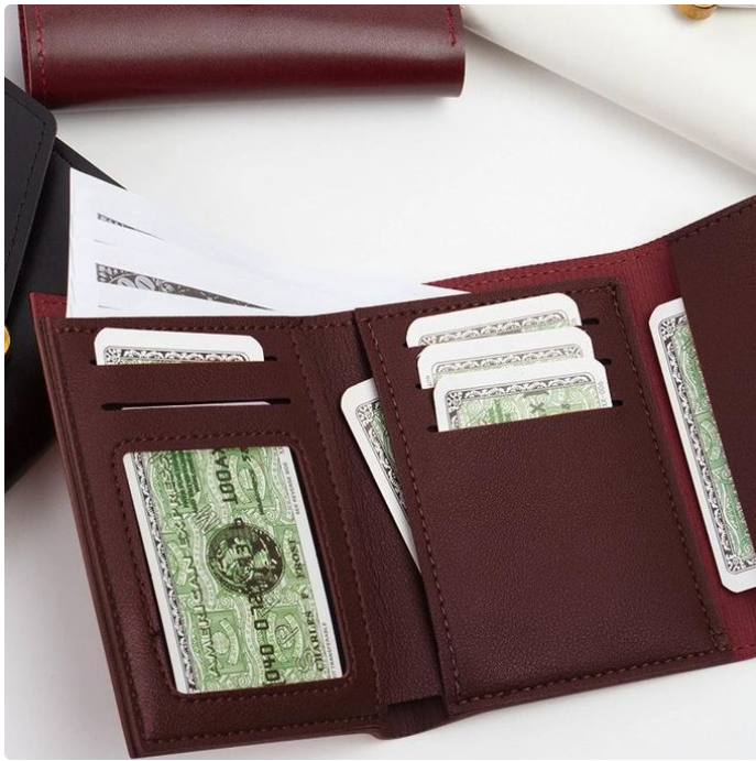 STY Women Short Wallet Ladies Coin Purse Tri-fold Wallet Card Case,This wallet is a lightweight model, which is easy to carry and meet your daily use needs