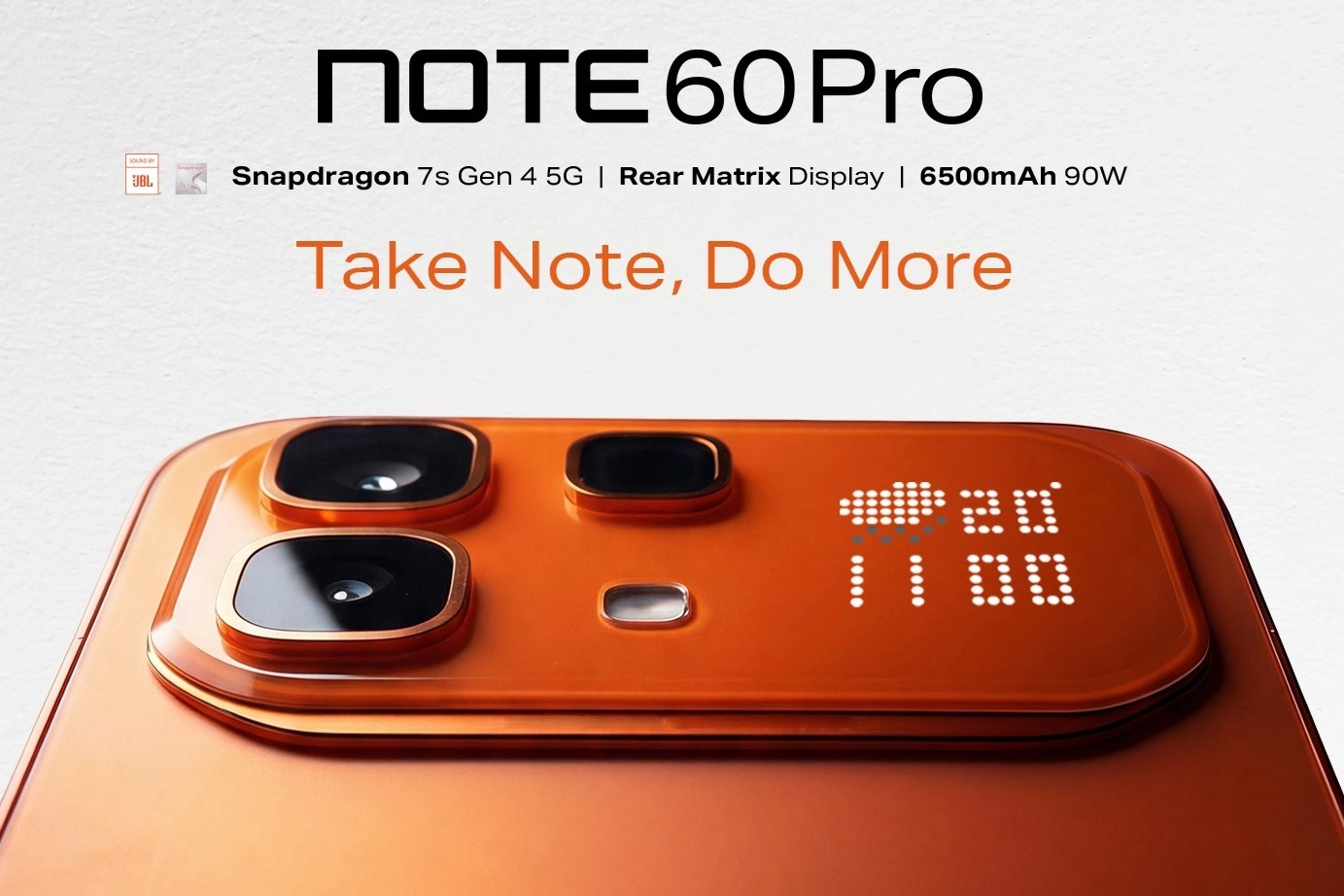 Infinix Note 60 Pro 5G | 6,500mAh Big Battery | 12GB RAM + 256GB ROM | Snapdragon 7s Gen 4 | 50MP OIS Camera — 1 Year Warranty