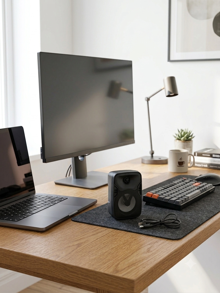 FQL F405 Wireless Bluetooth with LED Display, with Built -in Microphone and Speaker. Make calls, listen to music and alarm clock.
Portable, wireless, multi-function.Very light weight, easy to carry