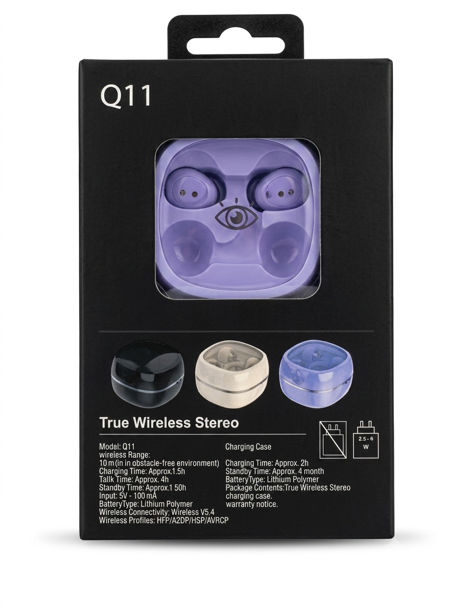 Q11 TWS Open-Ear Clip-On Earbuds | Next-Gen Bluetooth 6.0, Elegant Rose Gold Accents & Comfortable All-Day Wear