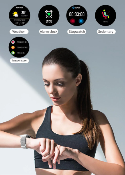 Watch 5 V23 Pro Smartwatch - Constellation Dial, Bluetooth Calling, Fitness & Health Tracker - Brand New