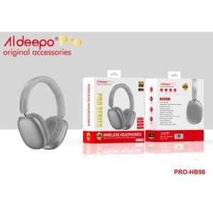 Aldeepo Pro HB98 Wireless ANC Headphones – Hi-Fi Super Bass Over-Ear Bluetooth Headset with ample Playtime & Card Slot