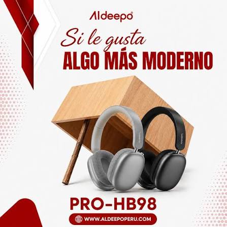 Aldeepo Pro HB98 Wireless ANC Headphones – Hi-Fi Super Bass Over-Ear Bluetooth Headset with ample Playtime & Card Slot
