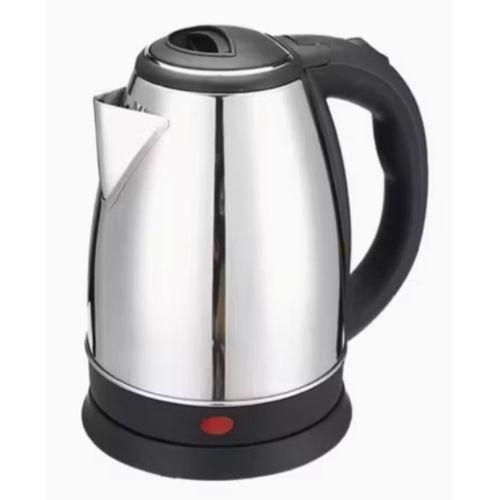 PTL 2.0L Electric Stainless Steel Percolator Kettle – Silver | 1500W Fast Boiling Water Heater with Auto Shut-Off