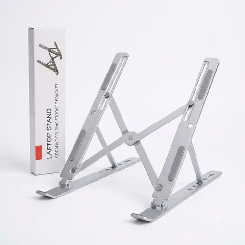 Adjustable Laptop Stand Portable Folding Storage Bracket Ergonomic Height Adjustable Portable Riser Bracket for Laptops & Tablets