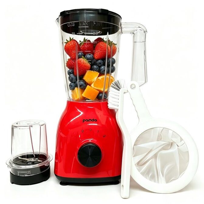 Panda 2-in-1 Electric Blender & Grinder - 1.75L Capacity, 350W Motor with Overheat Protection & Pulse Control (Model: PD-B201)