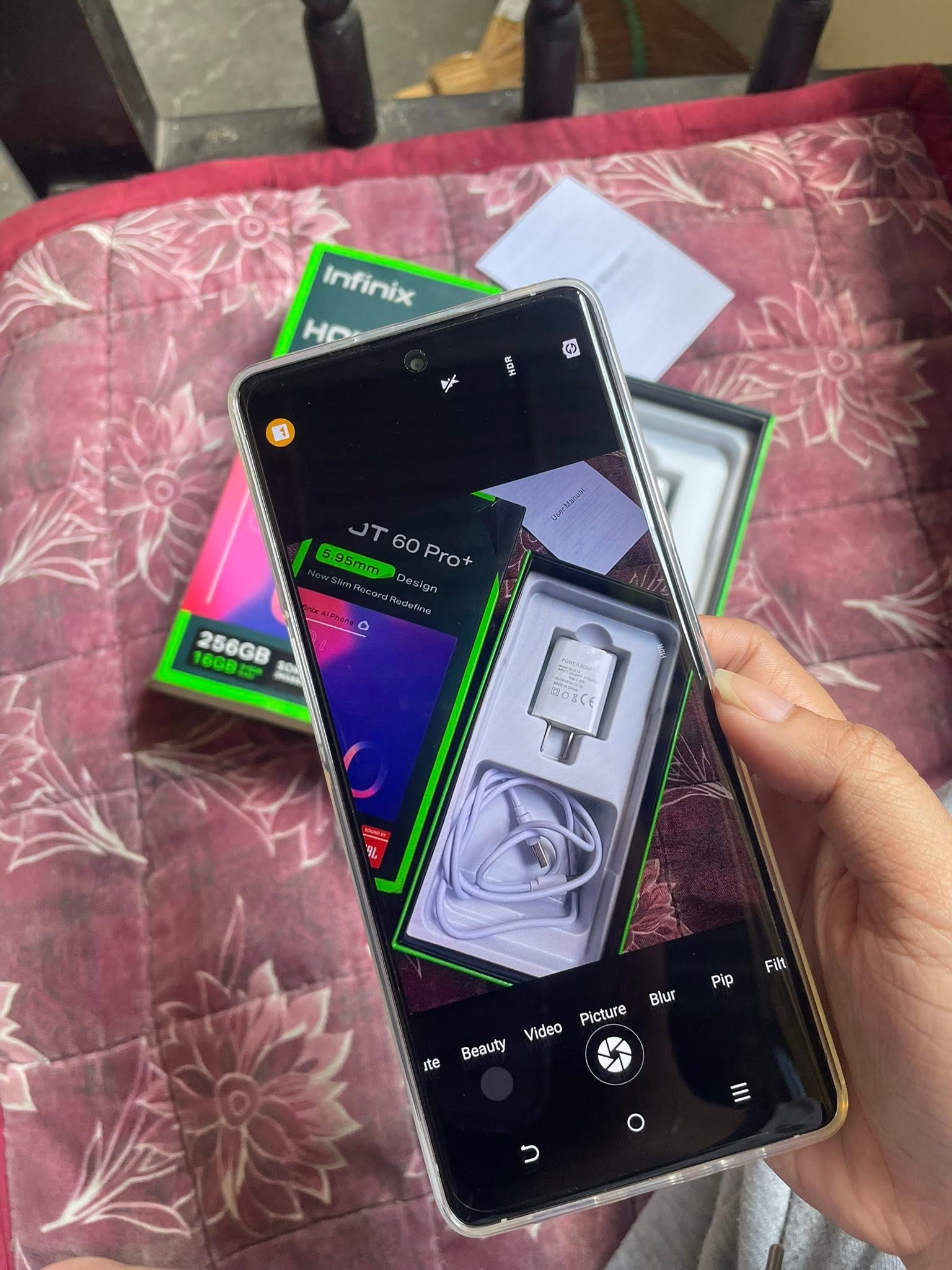 Infinix Hot 60 Pro+ (High Copy / Replica Edition) – 6.78" HD+ Display, 8GB RAM, 256GB Storage, Budget Clone Smartphone