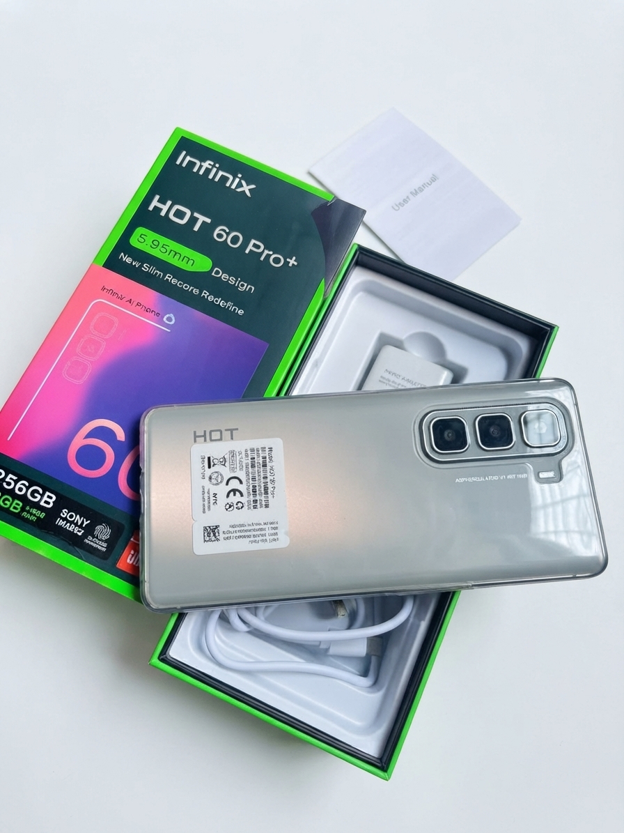 Infinix Hot 60 Pro+ (High Copy / Replica Edition) – 6.78" HD+ Display, 8GB RAM, 256GB Storage, Budget Clone Smartphone