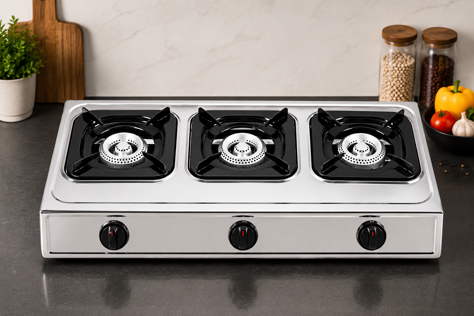 🔥 Ultimate Rebune Table Top Double  Burner Gas Cooker With Auto Ignition | COOK SMARTER. COOK FASTER.