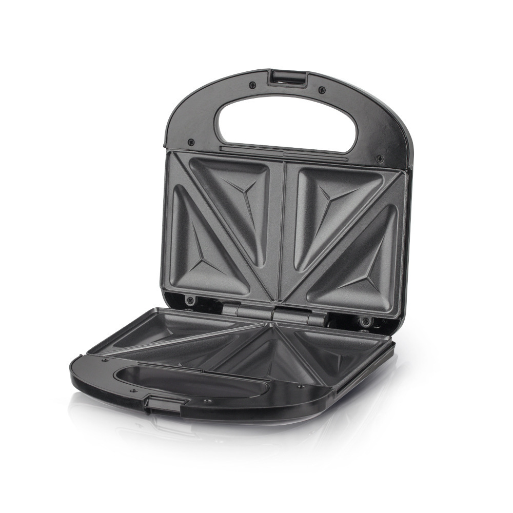 Sandwich machine bread toaster 2-piece non-stick 750W black