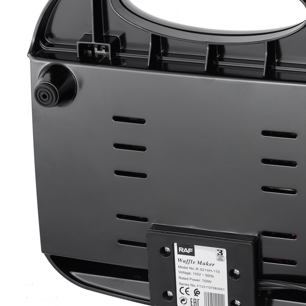 Sandwich machine bread toaster 2-piece non-stick 750W black