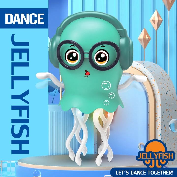 Magic dancing jellyfish electric toy, multi-functional, omnidirectional, self-avoiding obstacle, jellyfish educational children's toy