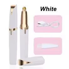 Womens Electric Eyebrow Trimmer Eye Brow Shaper Pencil Face Hair Remover For Women Automatic Eyebrow Shavers Pocketknife view 7
